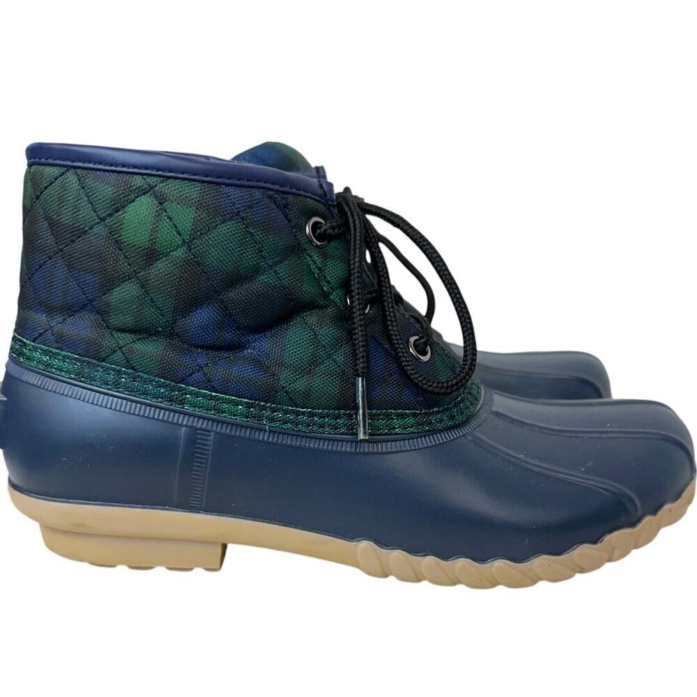 St.John’s Bay snow/rain boots Denton blue womens size 8M